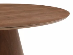 Vente-unique Mesa redonda para 4 comensales de MDF - Natural oscuro - ANTALIZA Color natural oscuro Best