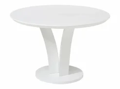 Vente-unique Mesa redonda para 4 personas de MDF - lacado - VIALETA Blanco Sale
