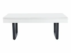 Vente-unique Mesa transformable Billar y Ping-pong, color blanco y negro, L213,4, MELIAN Negro / Color natural claro / Blanco Online