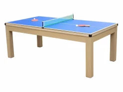 Mesa transformable en billar y ping-pong BALTHAZAR - Azul^Vente-unique Discount