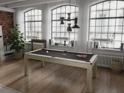 Vente-unique Billar|Mesa transformable en billar y ping-pong, , Ancho 182 x Prof. 102 x Alt. 80 cm, HENK