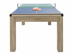 Vente-unique Billar|Mesa transformable en billar y ping-pong, , Ancho 182 x Prof. 102 x Alt. 80 cm, HENK