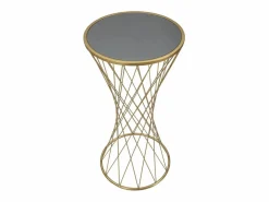 Mesa VKH589, Oro, 40x40x80 cm, Kendra Home Dorado Discount