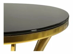 Mesa VKH880, Oro, 40x40x81 cm, Kendra Home^ Clearance