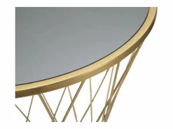 Mesa VKH586, Oro, 50x50x100 cm, Kendra Home^ Best