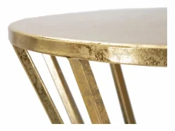 Mesa Alta|Mesa VKH580, Oro, 38x38x100 cm, Kendra Home