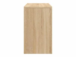 vidaxl Mesas de centro apilables 3 piezas contrachapada roble Sonoma Color natural claro Online
