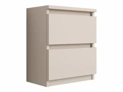 Muebles Niño|Mesilla de noche de pie con dos cajones – 45 × 36 × 36 cm – color: cachemira