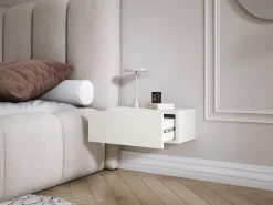Muebles Niño|Mesilla de noche suspendida con cajón – frente liso – color: , 40 x 20 x 16 cm