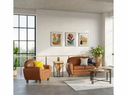 Mesita de madera de acacia y metal - Shanghai^Rendez-Vous Déco Discount