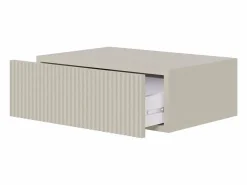 SELSEY Mesita de noche - 50 cm - suspendida - gris-beige - VELDIO Topo Clearance