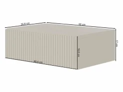 SELSEY Mesita de noche - 50 cm - suspendida - gris-beige - VELDIO Topo Clearance