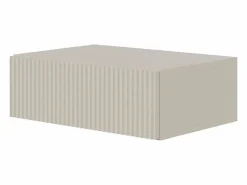 SELSEY Mesita de noche - 50 cm - suspendida - gris-beige - VELDIO Topo Clearance