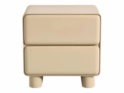 Vente-unique Mesita De Noche|mesita de noche con 2 cajones mdf lacado - AUNELA