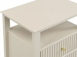 Vente-unique Mesita De Noche|Mesita de noche con 2 cajones y 1 estante en MDF - NIRIVA