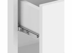 Clicnbuy Mesita De Noche|Mesita de noche de pared blanca