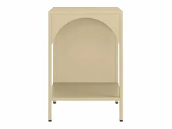 Sweeek Muebles Niño|Mesita de noche industrial de metal, set de 2