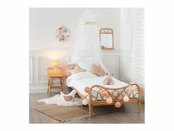 Atmosphera Muebles Niño|Mesita de noche infantil de ratán