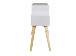 The Home Deco Kids Mesita de noche infantil de madera La tête dans les étoiles Gris Discount