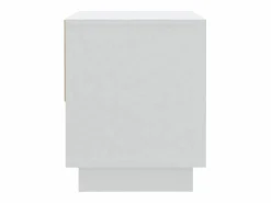 Clicnbuy Mesita de noche madera contrachapada 45x34x44 cm Blanco Online