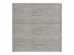 Clicnbuy Mesita De Noche|Mesita de noche madera contrachapada hormigón 40x30x40 cm