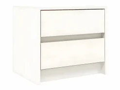 Clicnbuy Mesita De Noche|Mesita de noche madera maciza de pino 40x31x35,5 cm