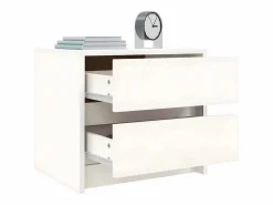 Clicnbuy Mesita De Noche|Mesita de noche madera maciza de pino 40x31x35,5 cm