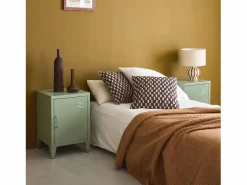 Sweeek Muebles Niño|Mesita industrial con 1 puerta, set de 2