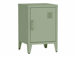 Sweeek Muebles Niño|Mesita industrial con 1 puerta, set de 2