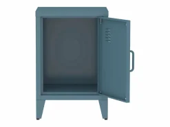 Sweeek Muebles Niño|Mesita industrial con 1 puerta, set de 2 gris