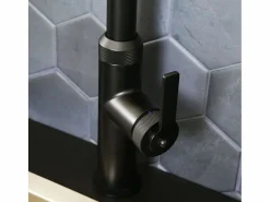 Essebagno Mezclador de fregadero Architek mate Negro New