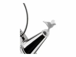 Alessi MG32, Hervidor Eléctrico con Silbato de Pajarito, Blanco New
