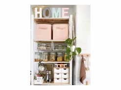 Astigarraga Mini bloque de almacenamiento en pino crudo con cajones 6 cajones M2 Beige New