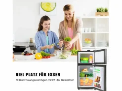 Mini Frigorífico - Congelador 22L + Frigorífico 38L - 42x45,5x86,8cm - 172 kWh/año, Luz LED - Clase F -^ Sale
