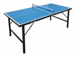 Sweeek Ping Pong|Mini mesa de ping pong interior plegable con 4 raquetas y 6 pelotas,