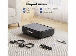 Mini plataforma vibratoria para pérdida de peso y moldeado, 1-99 niveles, 9 programas, control automático o manual, gimnasia pasiva^MERACH New