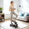 Cinta De Correr|Mini-stepper con pantalla LCD, compacto, de acero, color negro (44,5x29x20 cm)