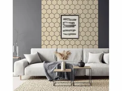ML-Design 2x Paneles acústicos hexagonales de pared MDF color roble 66,5x81x2cm 1 m² tratamiento de insonorización absorbente de ruido para set up Color natural claro Discount