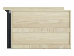 Mobiliario de bar, Buffet con mesa plegable retráctil - gran espacio de almacenamiento - Natural y Negro^ModernLuxe New
