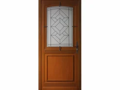 GD Menuiseries Modelo 'Elma' Puerta de entrada 215X90 Tamaño de la mesa de empuje izquierda sin manilla Marru00f3n Sale
