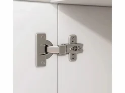 MODERNA CÓMODA BLANCA CON GRAN CAPACIDAD PARA ZAPATOS ESTANTERÍA DE 2 PUERTAS ESTRECHA Blanco Online