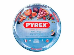 Pyrex Molde de tarta para horno Classic redondo vidrio Ø25x4 cm Transparente Clearance