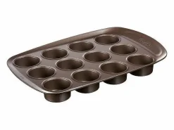 Pyrex Molde para magdalenas Asimetría Pirex acero 5x25x38 cm Negro New