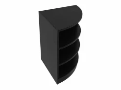 Monstershop Mostrador Comercial Esquinero Curvo LM60 60x60x90cm – Negro Online