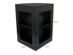 Mostrador Comercial Esquinero Curvo CM60 60x60x90cm –^Monstershop Sale