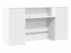 Clicnbuy Escritorio Tradicional|Mostrador de recepción 200x50x103,5 cm madera ingeniería