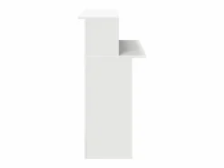 vidaxl Mostrador de recepción 100x50x103,5 cm madera de ingeniería Blanco New