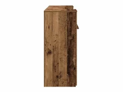 Clicnbuy Mostrador de recepción madera vieja 200x50x103,5 cm Marru00f3n Clearance