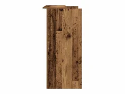 Clicnbuy Mostrador de recepción madera vieja 100x50x103,5 cm Marru00f3n Best