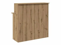 Clicnbuy Escritorio Tradicional|Mostrador de recepción roble artisian 100x50x103,5 cm